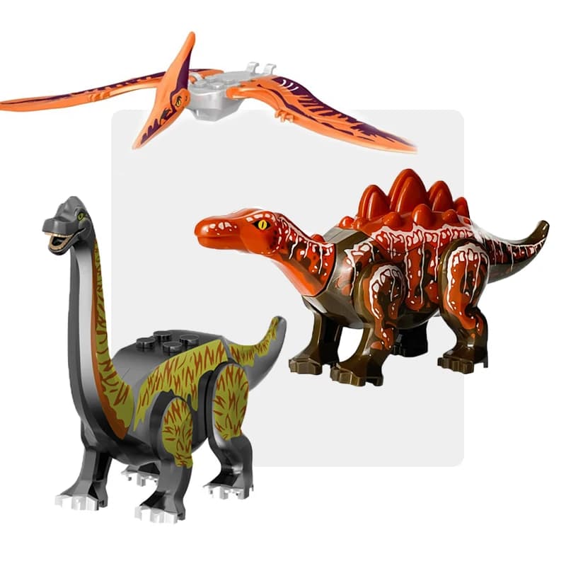Cool Jurassic Dinosaurs World Velociraptor Triceratops Indominus T-Rex Model Assemble Building Blocks Toys For Children Boy Gift