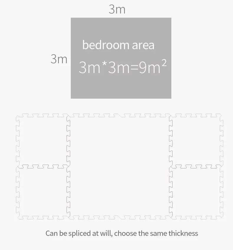 8-16PCS Baby Play Mats EVA Foam Puzzle Mat Children Room Activities Mat For Baby Interlock Floor Carpet 30*30CM