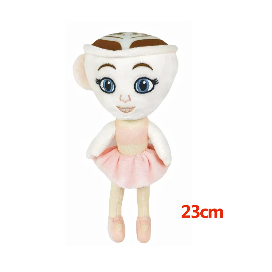Tungtungsahur Włoski Brainrot Tralalero Tralala Ballerina Cappuccina Zwierzęca pluszowa zabawka Zabawna pluszowa zabawka Towarzysząca lalka Prezent