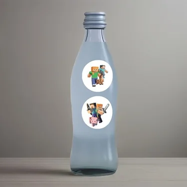 500 pieces of Blo based game sticker roll - Cartoon Cute Minecraft tape, sticker creative ins, decorative sealing stickers