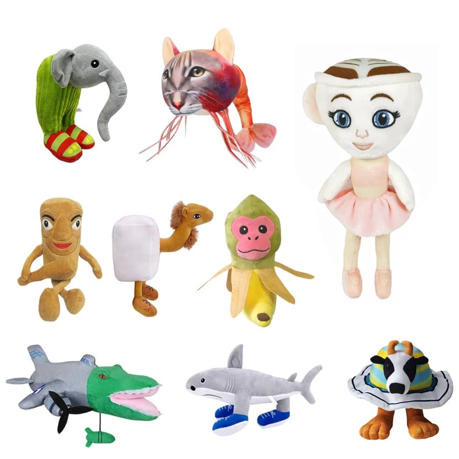 Tungtungsahur Włoski Brainrot Tralalero Tralala Ballerina Cappuccina Zwierzęca pluszowa zabawka Zabawna pluszowa zabawka Towarzysząca lalka Prezent