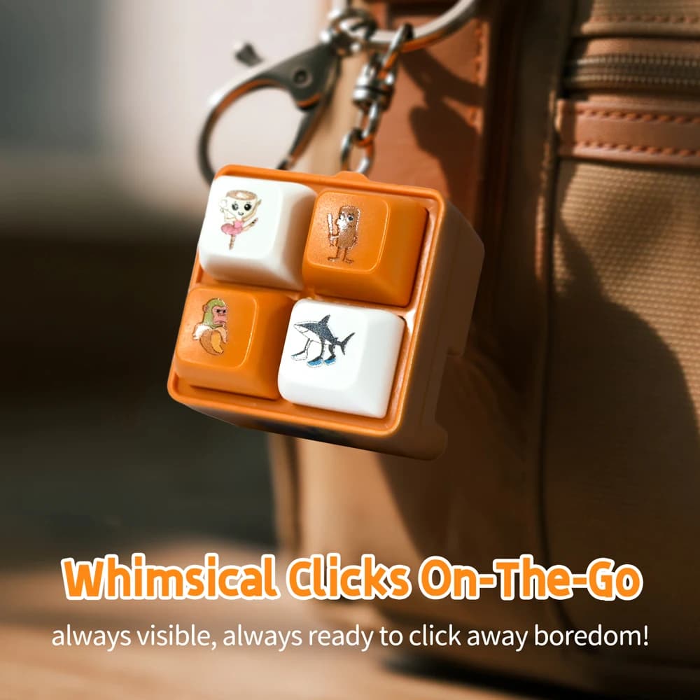 New Tralalero Tralala Tungtungtung Wooden Stick Man 4 Button Keychain Pendant Meme Brainrot Anime Peripheral Decor Gift Toys