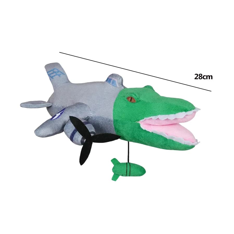 Tungtungsahur Włoski Brainrot Tralalero Tralala Ballerina Cappuccina Zwierzęca pluszowa zabawka Zabawna pluszowa zabawka Towarzysząca lalka Prezent