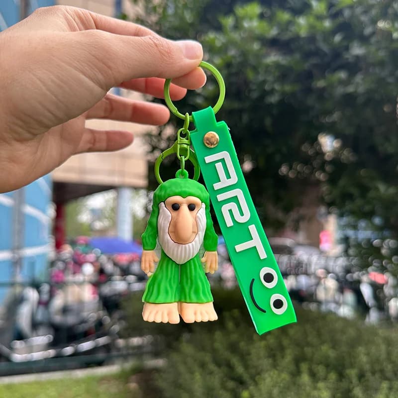 Tralalero Tralala Animals Keychains Anime Tung Tung Sahur Brainrot Car Keys Ring Action Figures Toy Keychains Bags Pendant