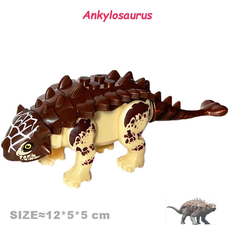 Cool Jurassic Dinosaurs World Velociraptor Triceratops Indominus T-Rex Model Assemble Building Blocks Toys For Children Boy Gift