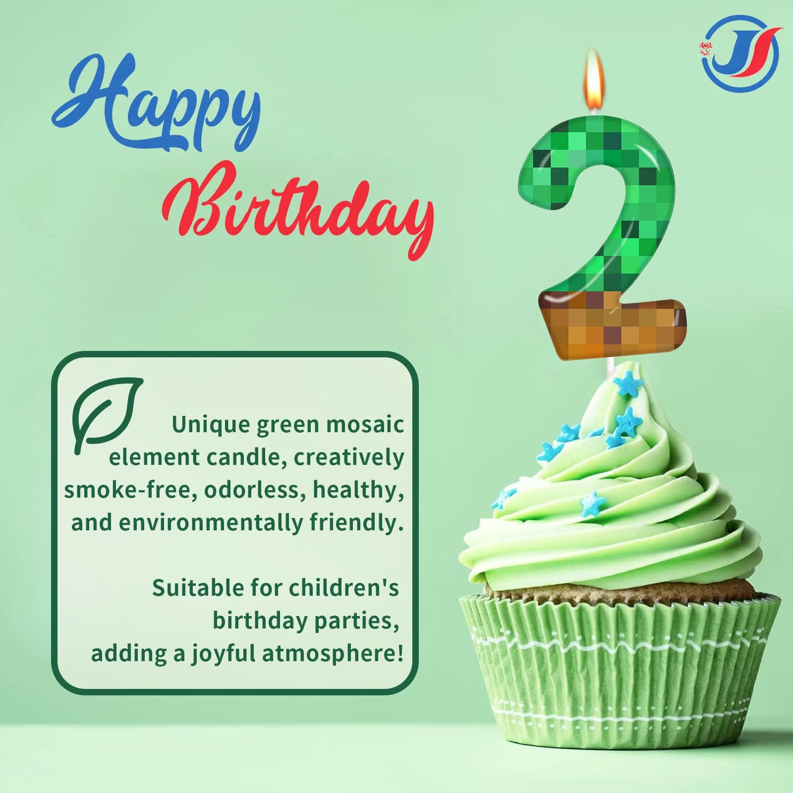 7Pcs Pixel Miner Birthday Cake Candles Topper for Pixel Theme Party Anniversary Party Video Game Party Supplies for Boys Girls