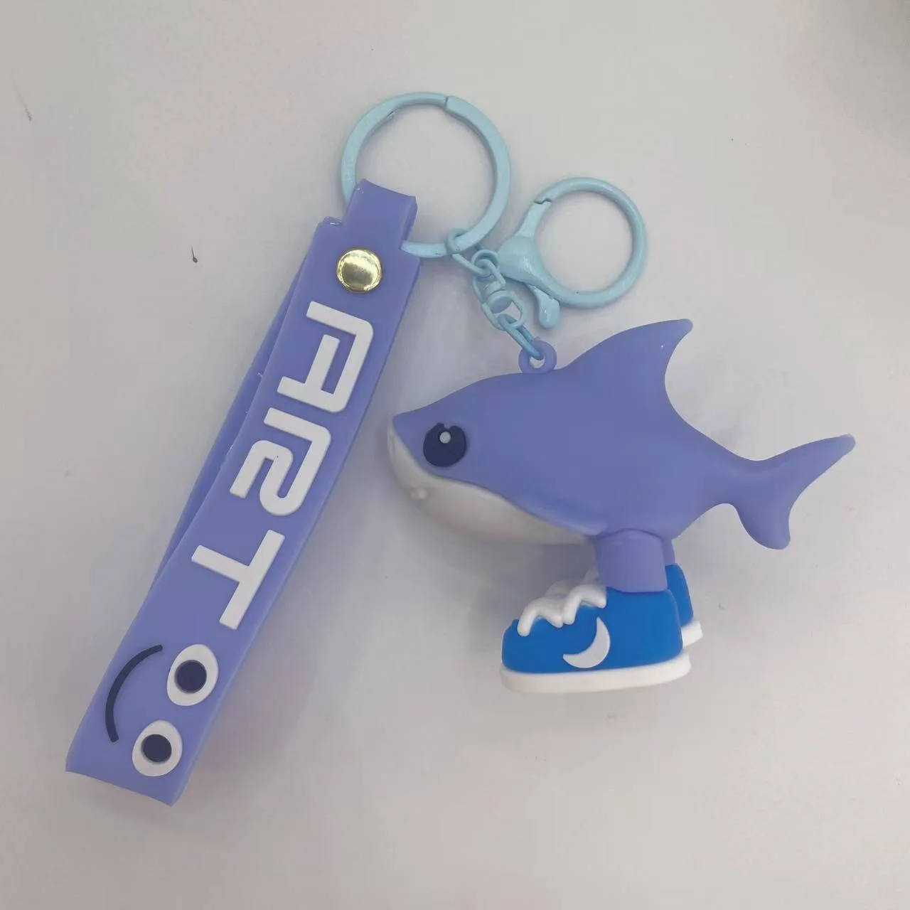 Tralalero Tralala Animals Keychains Anime Tung Tung Sahur Brainrot Car Keys Ring Action Figures Toy Keychains Bags Pendant