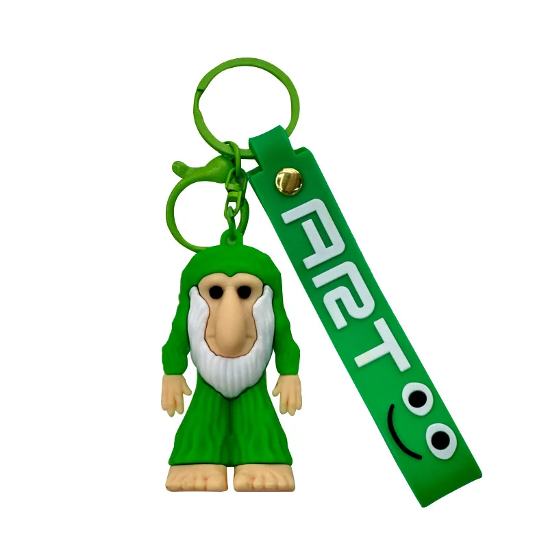 Tralalero Tralala Animals Keychains Anime Tung Tung Sahur Brainrot Car Keys Ring Action Figures Toy Keychains Bags Pendant