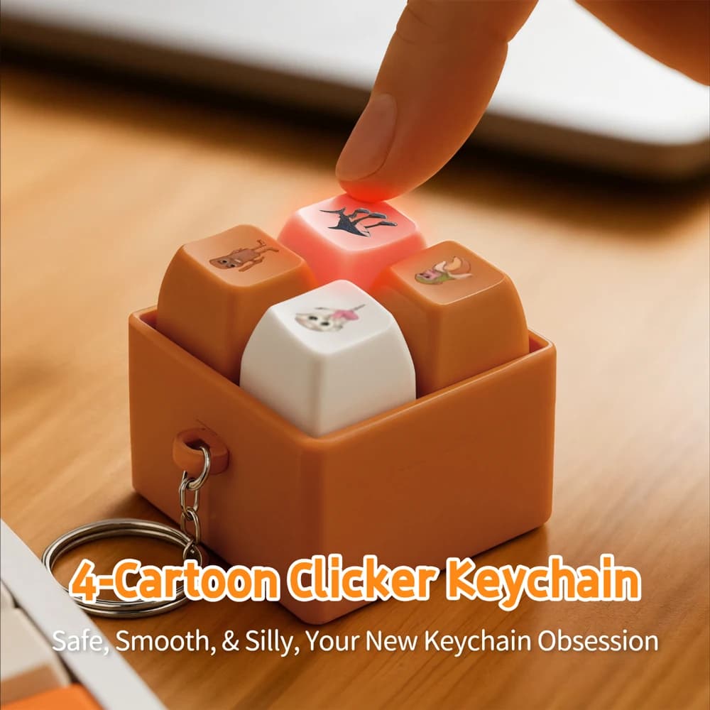 New Tralalero Tralala Tungtungtung Wooden Stick Man 4 Button Keychain Pendant Meme Brainrot Anime Peripheral Decor Gift Toys