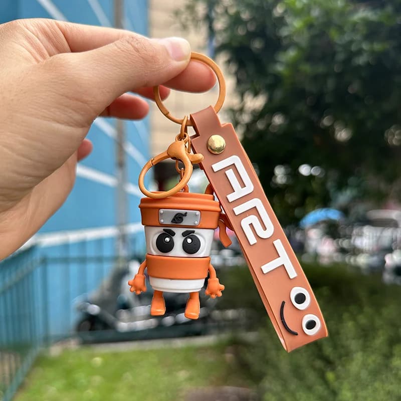 Tralalero Tralala Animals Keychains Anime Tung Tung Sahur Brainrot Car Keys Ring Action Figures Toy Keychains Bags Pendant