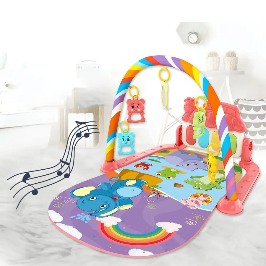 Baby Music Rack Play Mat Baby Rug Early Educational Toy Kids Piano Keyboard Carpet Gym Crawling Activity for Infant Gift