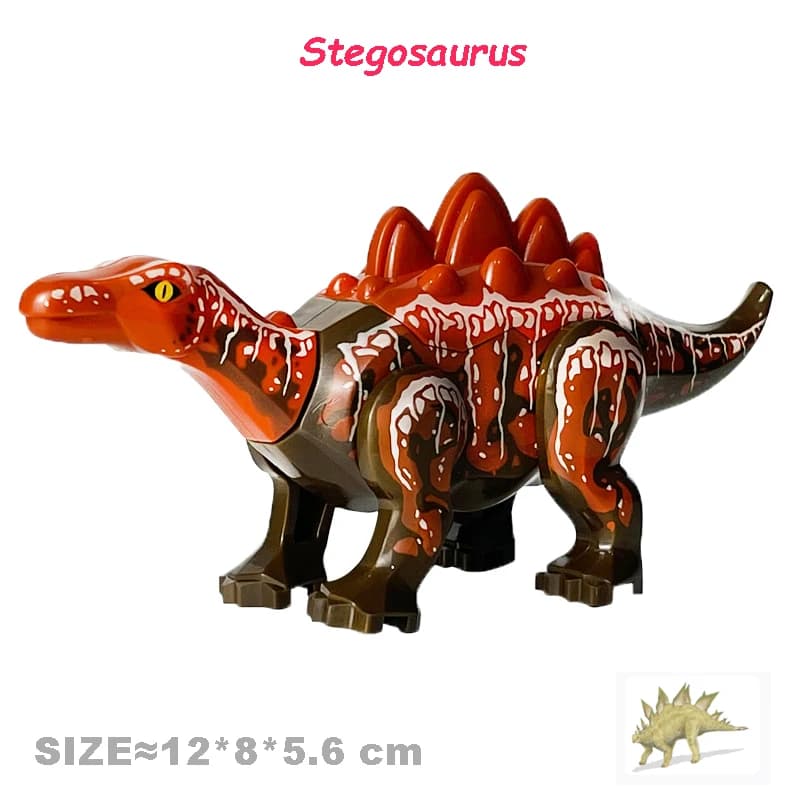 Cool Jurassic Dinosaurs World Velociraptor Triceratops Indominus T-Rex Model Assemble Building Blocks Toys For Children Boy Gift