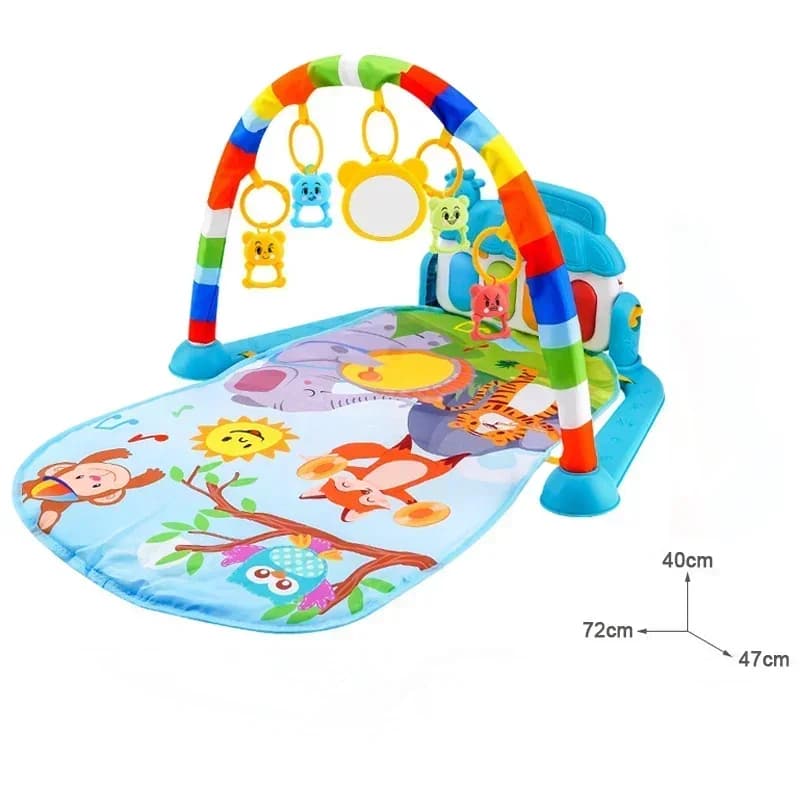 Baby Music Rack Play Mat Baby Rug Early Educational Toy Kids Piano Keyboard Carpet Gym Crawling Activity for Infant Gift