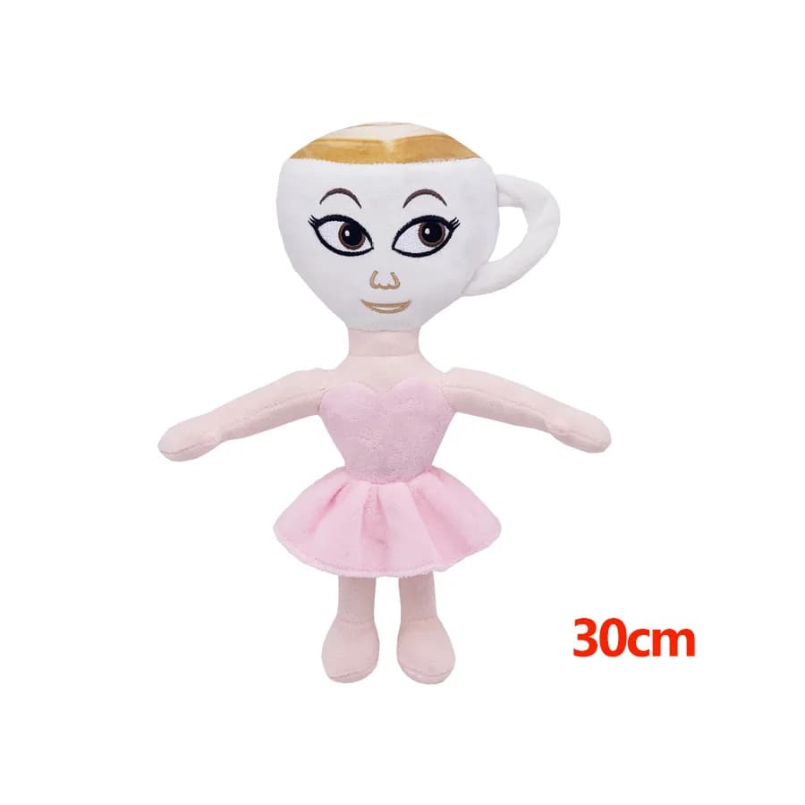 Tungtungsahur Włoski Brainrot Tralalero Tralala Ballerina Cappuccina Zwierzęca pluszowa zabawka Zabawna pluszowa zabawka Towarzysząca lalka Prezent